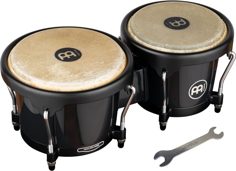 Meinl Percussion طقم طبول بونغو مع أصداف صناعية متينة لجميع الأحوال الجوية، سلسلة الرحلة - غير مصنوعة في الصين - رؤوس جلد الجاموس الطبيعي، ضمان لمدة 2 سنة - Image 1
